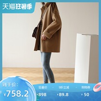 2020 autumn and winter new wool coat womens double-sided coat medium long short small wool coat Korean version