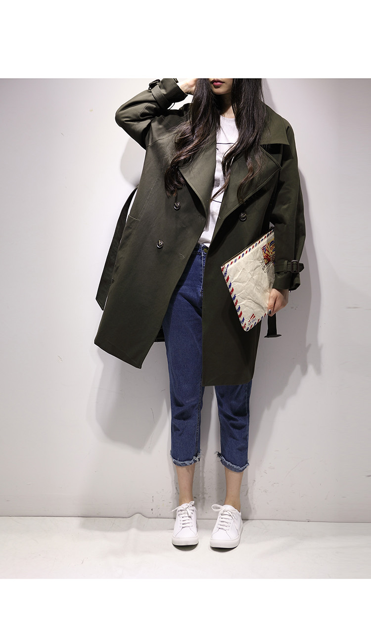 Trench pour femme en Coton - Ref 3227549 Image 31