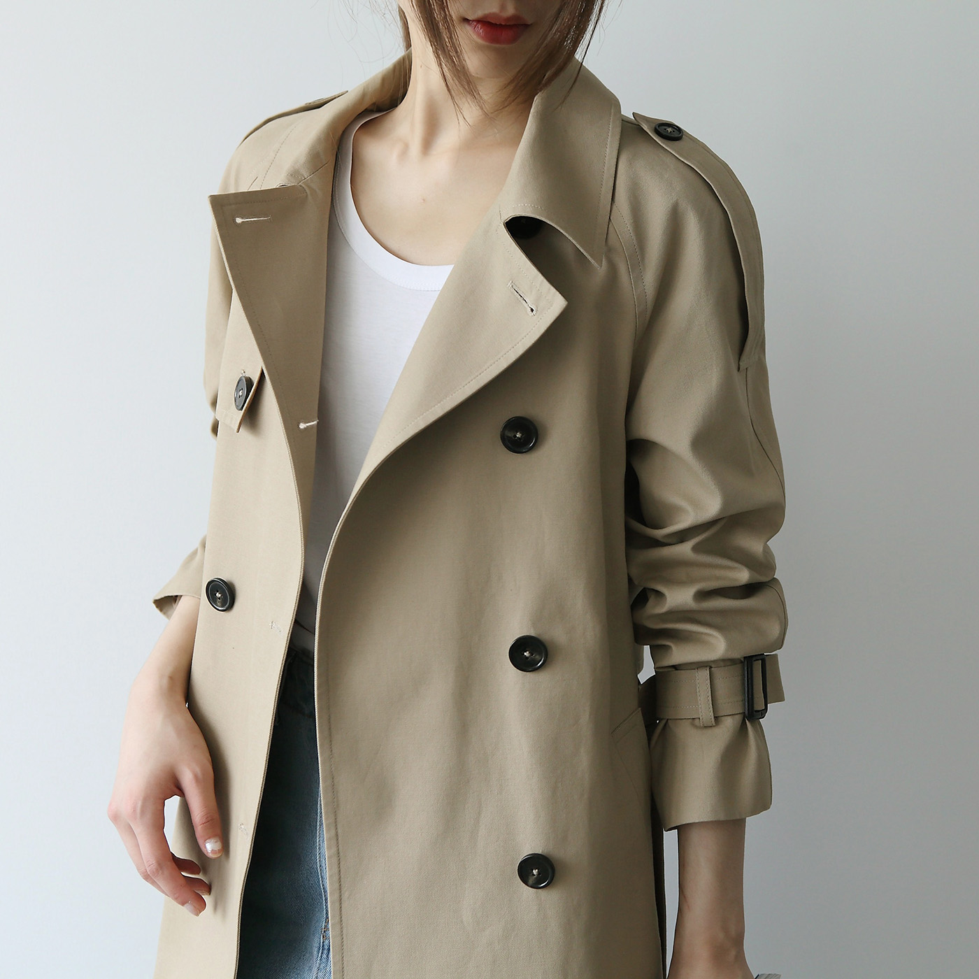 Trench pour femme en Coton - Ref 3227068 Image 5