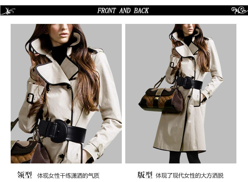 Trench pour femme BUN  CHARME en Polyester - Ref 3227441 Image 9