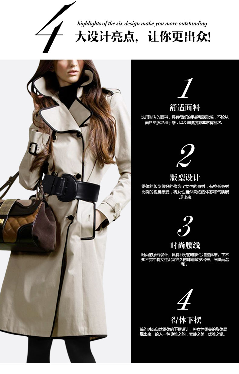 Trench pour femme BUN  CHARME en Polyester - Ref 3227441 Image 14