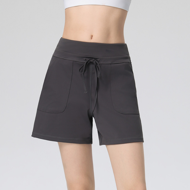 Summer Sports Shorts for Women, Loose Wide-Leg Double-Layer High-Waisted Yoga Shorts, Casual Sports Fitness Running Hot Pants Summer Sports Shorts for Women, Loose Wide-Leg Double-Layer High-Waisted Yoga Shorts, Casual Sports Fitness Running Hot Pants