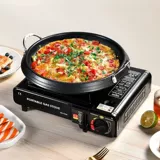 Карточная печь на открытом воздухе портативная печь горячая котловая плита Casca Magneticer Gas Газовая газовая плита дикая печь