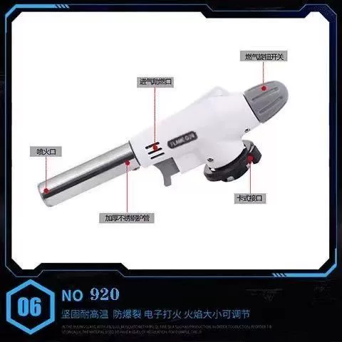 Карточка -тип распылительный пистолет сжигающий свинень