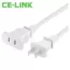 CE-LINK 2590 2-port 10A power extension cable Socket line socket extension cable 1 meter straight head two-plug extension