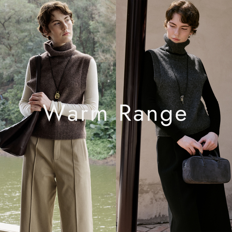 Warm Range Soft Gold Yak Wool Ribbed Turtleneck Knit Sweater Autumn and Winter Soft Wool Sweater Vest Warm Range Soft Gold Yak Wool Ribbed Turtleneck Knit Sweater Autumn and Winter Soft Wool Sweater Vest