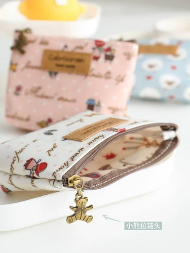 Маленькие монеты, японский бумажник для школьников, помада, милые наушники, стиль