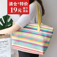 Ưu đãi đặc biệt phiên bản tiếng Hàn của phụ nữ trẻ giản dị túi lớn Hàn Quốc công suất lớn vải hoa vải vai nữ túi xách nữ 