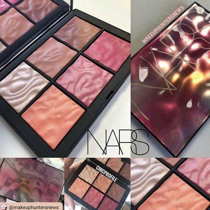 Trên đường đi NARS Nas 2019 mùa xuân hạn chế đĩa màu má sáu màu má hồng - Blush / Cochineal phấn má eglips