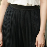 季候风 Летняя модная черная длинная юбка, сезон 2021, длина миди