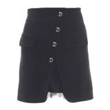 季候风 Металлическая кружевная мини-юбка для отдыха, юбка, А-силуэт