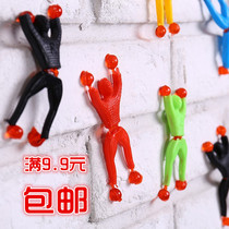 Childrens educational toys stalls hot sale creative gifts climbing wall Superman rock climbing Spider somersault little sticky people