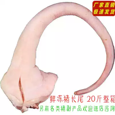 Frozen fresh pig tail pig middle and long tail raw pork 20 kg braised vegetable shop pickled ingredients Jiangsu, Zhejiang, Shanghai and Anhui