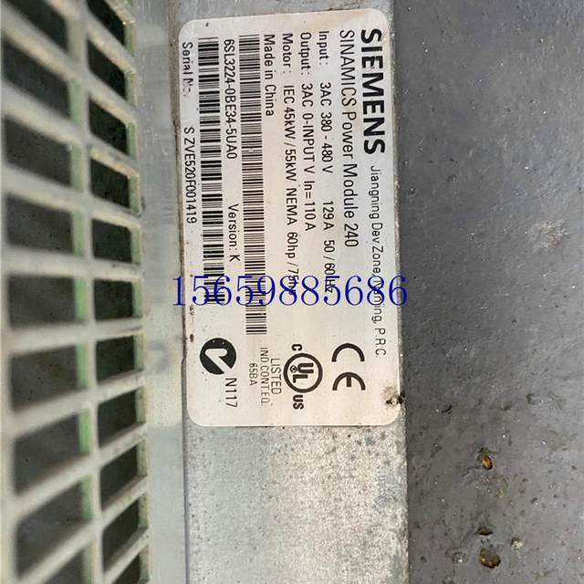 ລາຄາຕໍ່ລອງສໍາລັບ inverter 6SL3224-0BE34-5UA045KW/55KW380V9 ສິນຄ້າໃຫມ່ໃນສະຕັອກ.