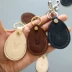 Handmade da kiểm soát truy cập thiết lập thẻ bữa ăn thang máy vòng thẻ bus vòng chìa khóa retro sáng tạo vòng khóa da ví đựng tiền Hộp đựng thẻ