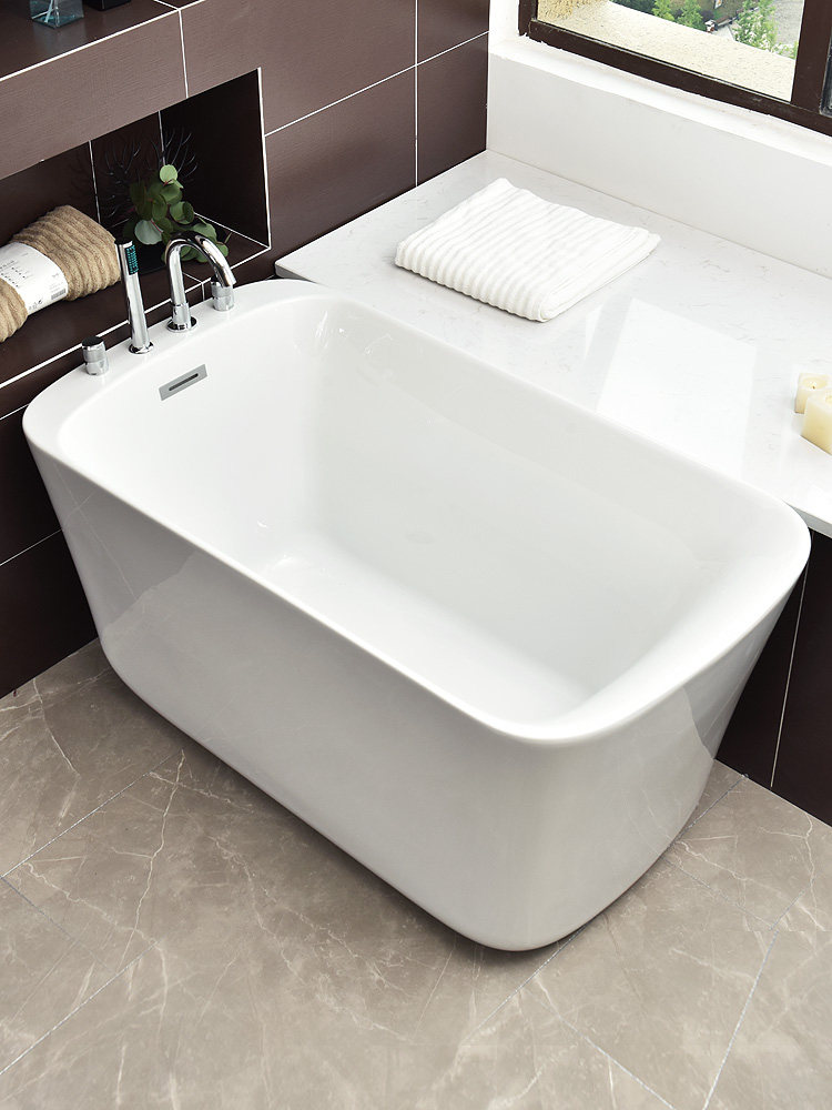 [USD 798.88] Small household bathtub home adult Yakli bathtub bathroom ...
