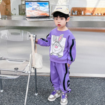 Childrens clothing in 2023 spring and autumn new Yang babys fashion and handsome autumn childrens spring clothing