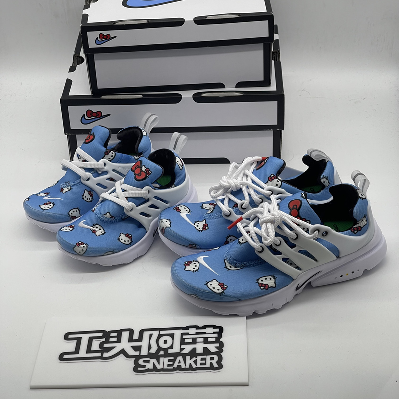 Acai Hello Kitty X Nike Presto Qs Hello Kitty Blue Children's Sports Casual Shoes Acai Hello Kitty X Nike Presto Qs Hello Kitty Blue Children's Sports Casual Shoes