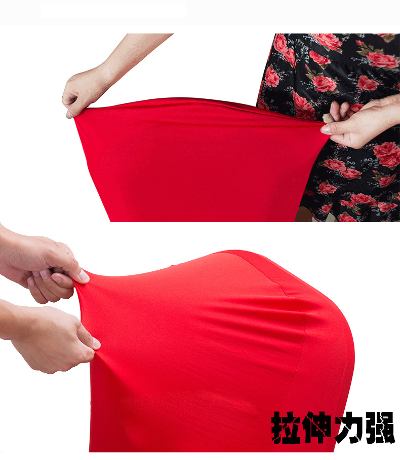 Bàn ăn đàn hồi Xiêm Ghế bao gồm nhà khách sạn Nhà hàng Ghế đám cưới bọc vải Đơn giản hiện đại phổ quát khăn trải bàn để dưới kính