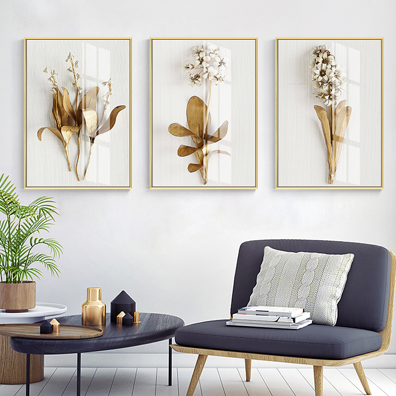 Nordic Wind Living Room Sofa Background Decoration Painting Fashion Art Mural Modern Simplicity Hang Painting Creative Personality Wall Painting