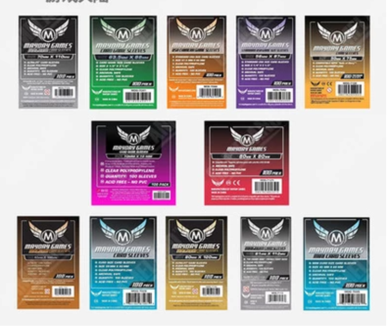 Mysteries Island Table Tours 100 cards cards Cards Cover Mayday Transparent Thin card Standard Cards Sleeves