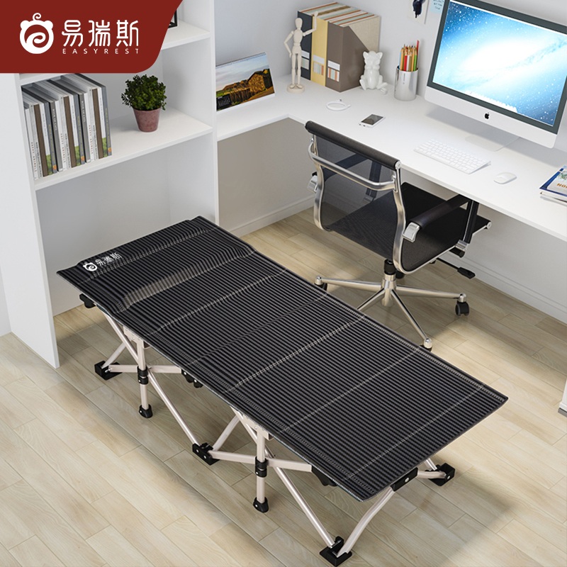 Lunch break folding bed office lunch break simple single recliner folding lunch rest bed