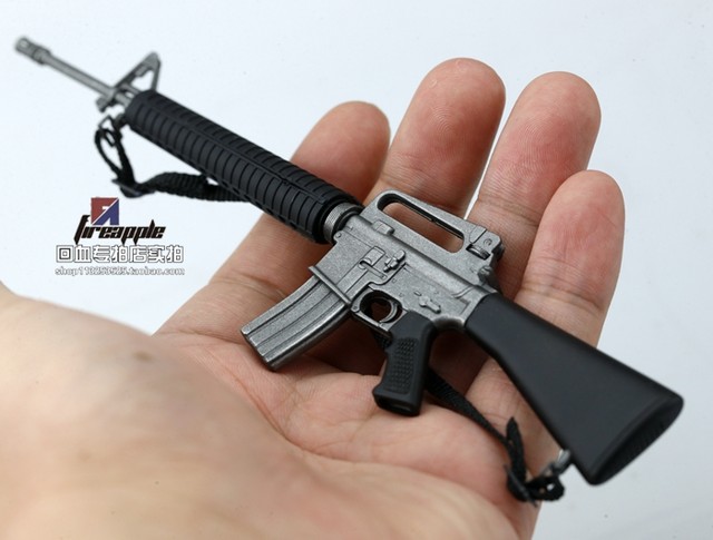 1/6 Scale M16 M16A2 Submachine Gun Plastic Weapon Model Toys