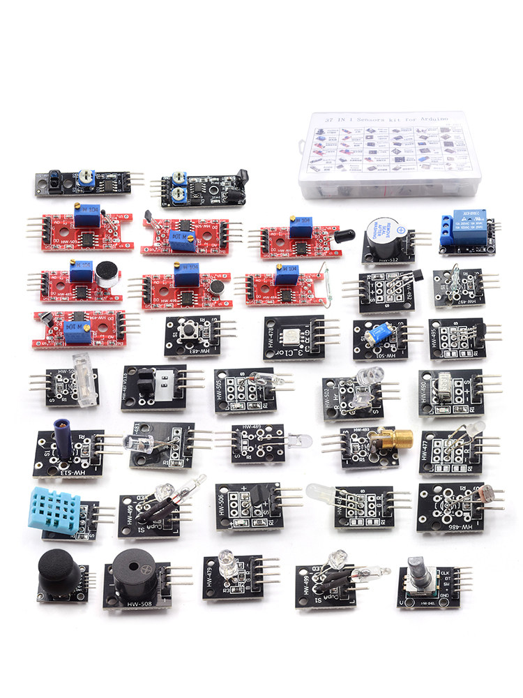 37 Kinds of Sensor Kits, Sensor Modules, Electronic Modules, Sensor Robot Kits, Smart Cars