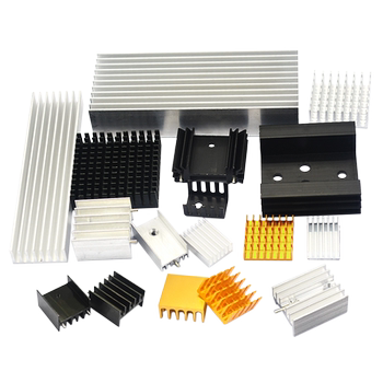 Heat sink routing cpu hard disk radiator block aluminum plate