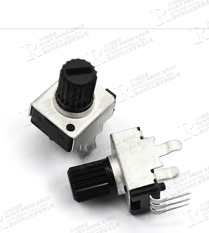 chiết áp 0932 chiết áp có thể điều chỉnh sức cản điều chỉnh tốc độ dọc 5K 10K 50 100K 3 chân dài tay cầm RV09 5 chân núm vặn triết áp triết áp công tắc