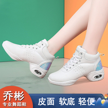 Square Dance Shoes Fall Winter Plus Velvet Jazz White Dance Shoes Female Adult Square Dance Dance Female Shoes Soft Bottom Sailor