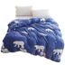 Chăn san hô dày mùa đông flannel đôi chăn đơn mảnh cộng với nhung sinh viên hai mặt ký túc xá 1,5m chăn phao cao cấp	 Quilt Covers