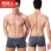 Nam Cực 5 Pack Lycra cotton boxer tóm tắt thanh niên eo giữa không có dấu vết U lồi thoáng khí nam bốn góc đồ lót cotton