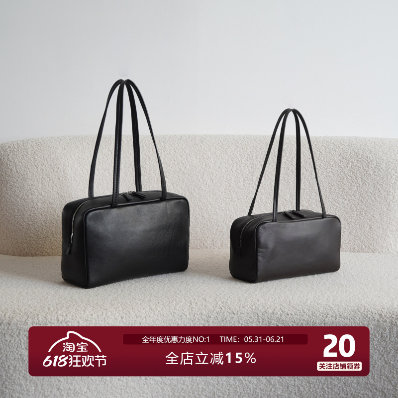 Junini Journeyy Tr-Astra Mini Bowling Bag Imported Sheepskin Shoulder Bag Underarm Bag for Women Junini Journeyy Tr-Astra Mini Bowling Bag Imported Sheepskin Shoulder Bag Underarm Bag for Women