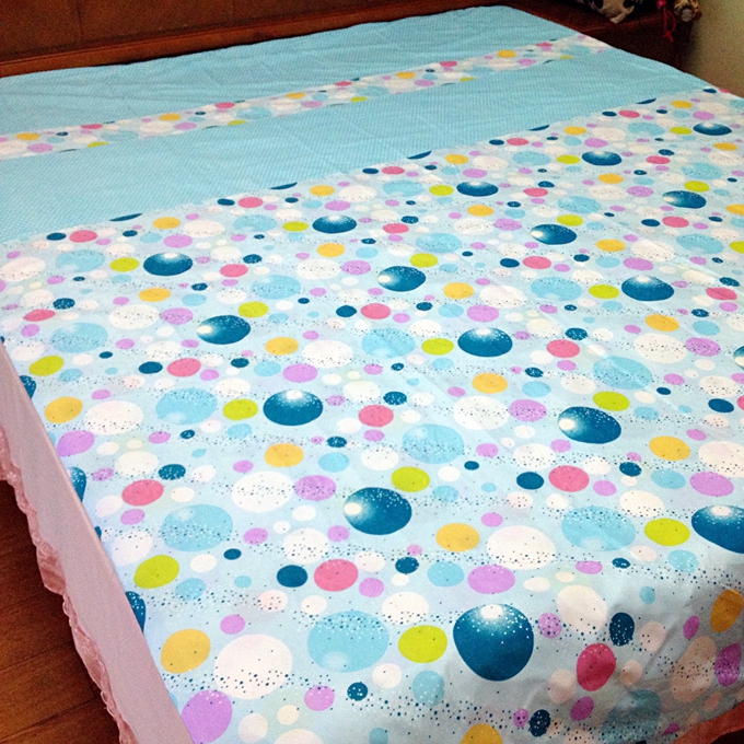 Sinh viên ký túc xá quilt cover mảnh duy nhất giả cotton cotton giường đơn quilt đơn bìa quilt cover 1.5 1.8 2 m giường