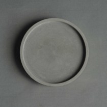 Nordic Ornament Pendulum round cement trays Desktop disposal pan containing disc