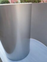 Silver gray paint thickened aluminum alloy canopy silent canopy silencer colorless plate anti-theft net rain with stainless roof