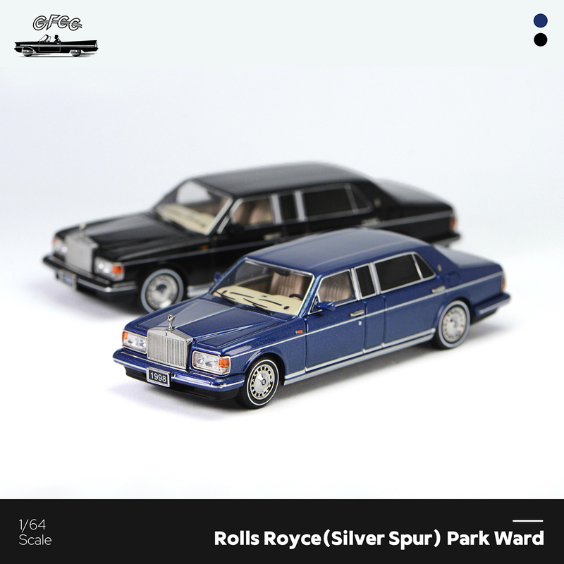 Gfcc Rolls-Royce Silver Spur Hec 1:64 Luxury Sedan Alloy Car Model Rolls-Royce