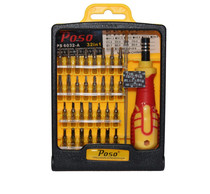 6032-a 32 in 1 home repair screwdriver set original Poso