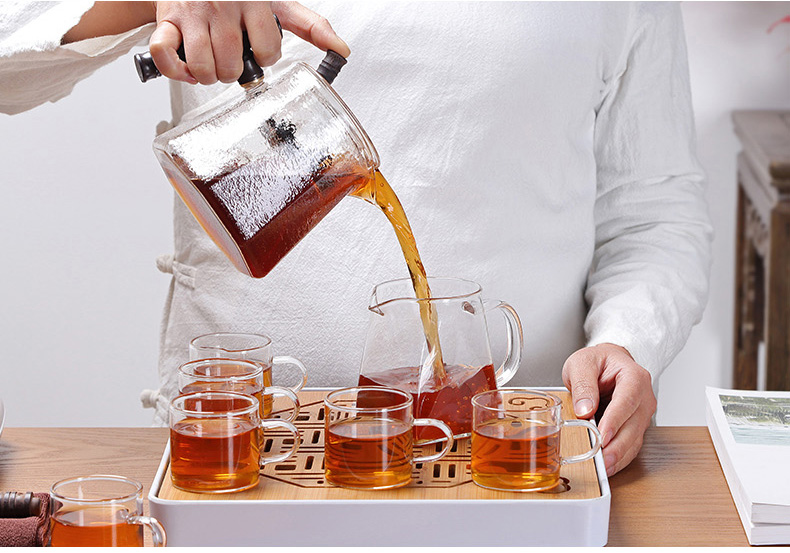 A complete set of heat - resistant glass tea set electric TaoLu cooking tea stove teapot household scented tea health tea tea