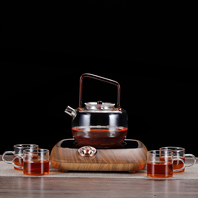 A complete set of heat - resistant glass tea set electric TaoLu cooking tea stove teapot household scented tea health tea tea