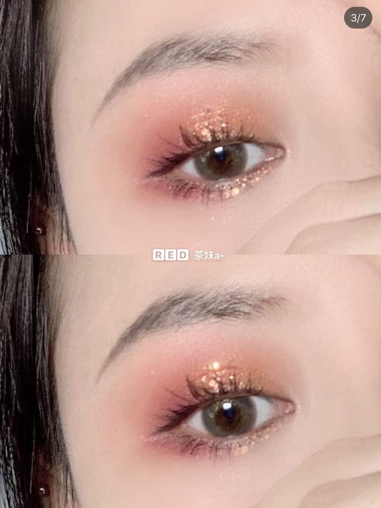 Cung cấp năng lượng cho những con tằm nói dối xinh đẹp để khóc nàng tiên cá Holika nhấp nháy ngọc trai lỏng bóng mắt nằm trên tằm pha lê kim cương lớn sequin - Bóng mắt phấn mắt dikalu