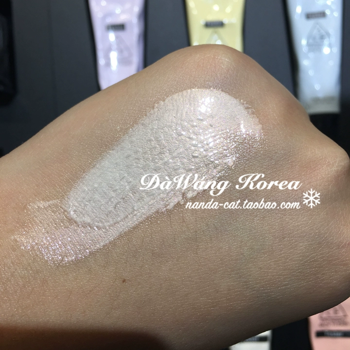 Hàn Quốc 3CE Macaron Pigment Tube Makeup Tiền chất dưỡng ẩm Giữ ẩm Kem màu vàng đậm