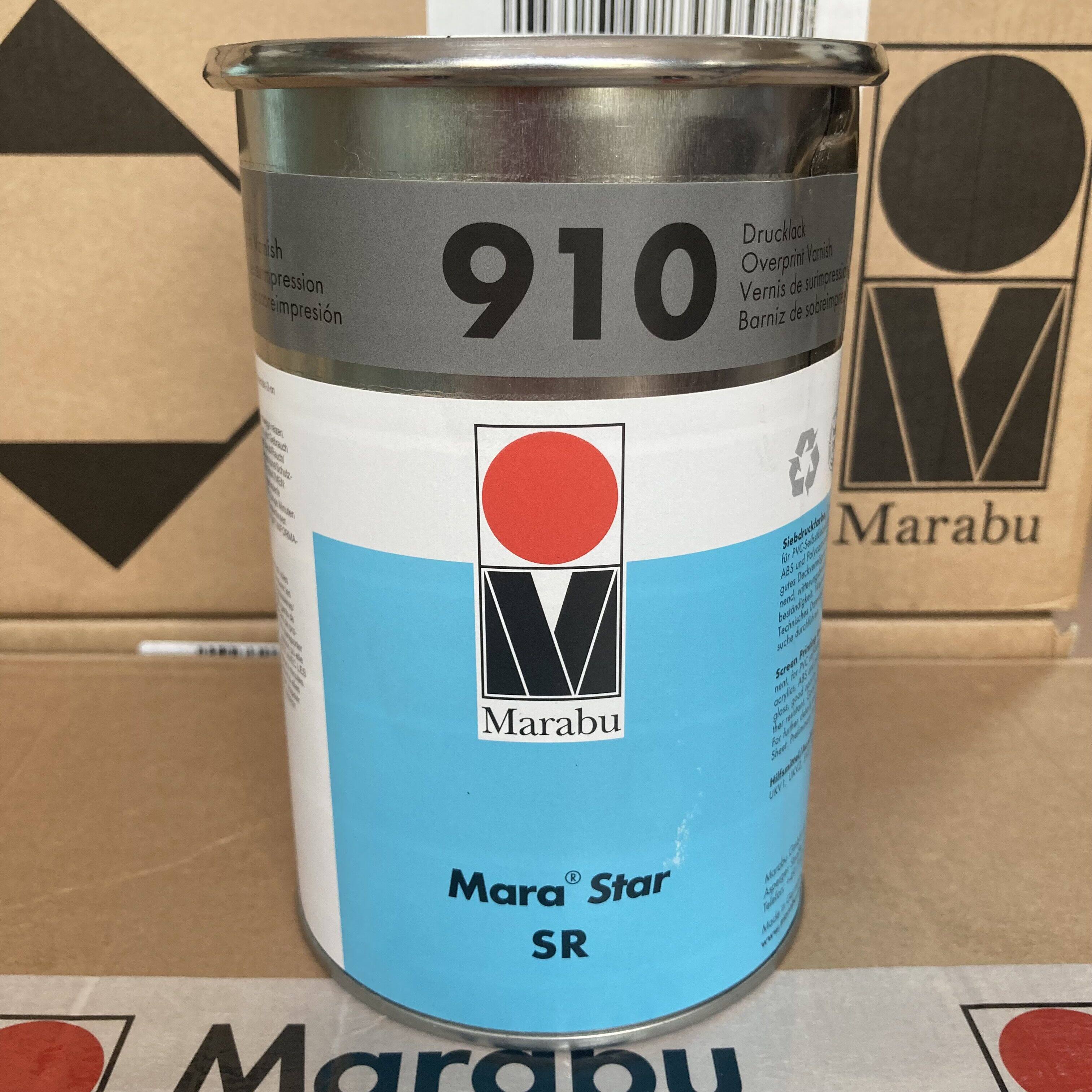 Marabu Germany Malebao Ink transparent ink SR910 light oil high-end web version printed transfer printing ink