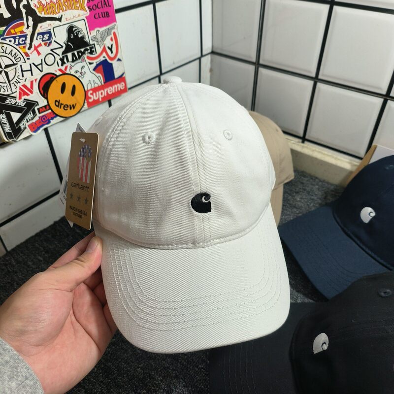 In-Stock Carhartt Wip Madison Logo Cap Carhartt Embroidered Curved Brim Baseball Cap 023750