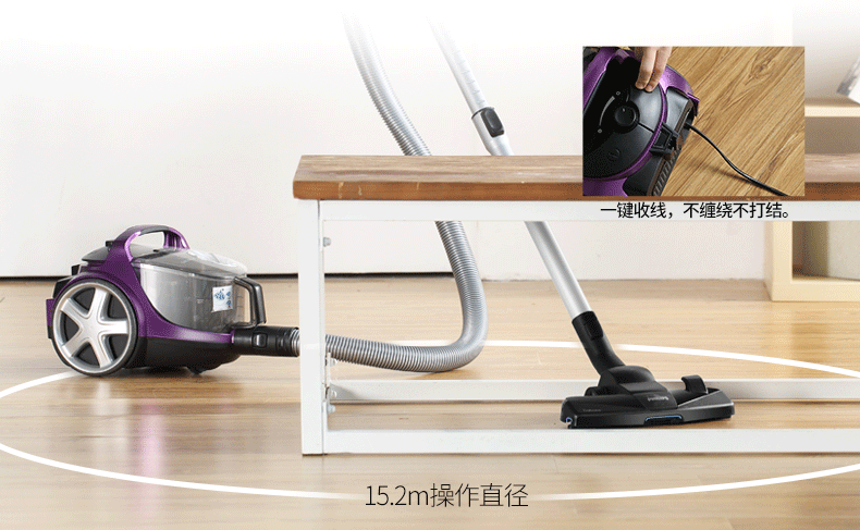 robot t5 Máy hút bụi gia đình nhỏ Philips công suất lớn mạnh mẽ cầm tay im lặng Máy hút bụi thảm FC5835 - Máy hút bụi máy hút bụi deerma cm800