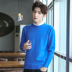 Áo len cashmere nam mùa thu và mùa đông cổ tròn tinh khiết cashmere dày đan len đáy áo rắn màu áo len ấm áp áo len cổ lọ nam Áo len Cashmere