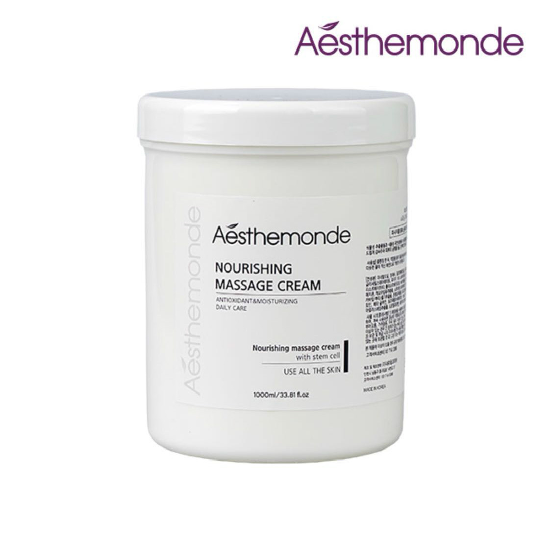 韩国正品包邮 院线Aes按摩霜 按摩膏 aisidaimeng 1000ml