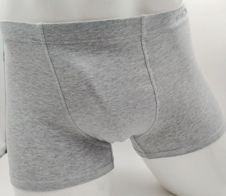 Huayu Umbrella New Elastic Cotton Men's Boxer Briefs (4 Pieces in a Box)
