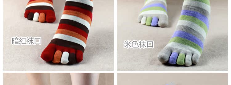 Mùa xuân và mùa hè flip-flops năm ngón tay vớ của phụ nữ cotton toe socks cotton ngắn ống thở thoải mái phụ nữ cá tính của vớ